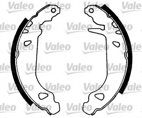 Тормозные колодки барабанные VALEO 553731