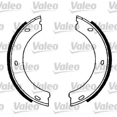 Тормозные колодки барабанные VALEO 564020