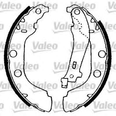 Тормозные колодки барабанные VALEO 562628