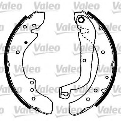 Тормозные колодки барабанные VALEO 562631