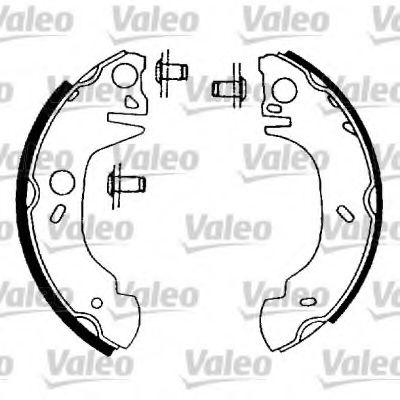 Тормозные колодки барабанные VALEO 562637