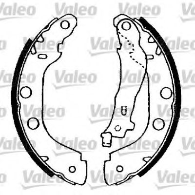 Тормозные колодки барабанные VALEO 562638