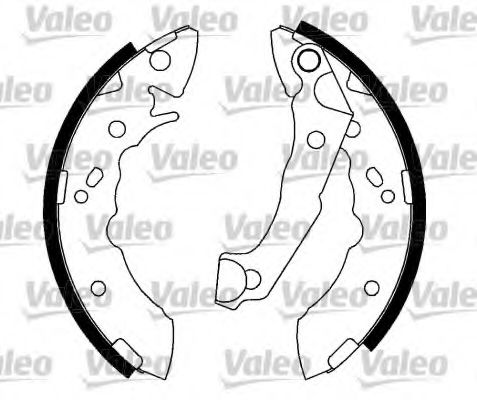 Тормозные колодки барабанные VALEO 562996