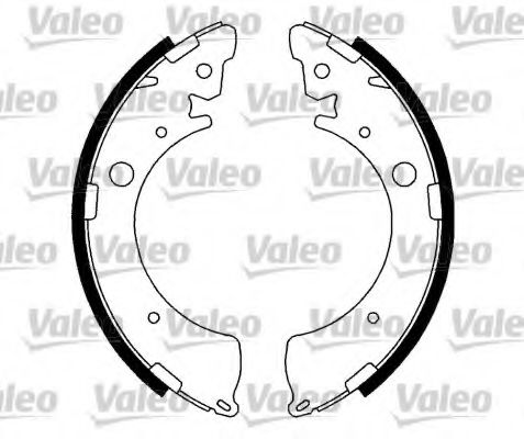 Тормозные колодки барабанные VALEO 562994