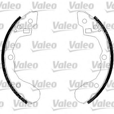 Тормозные колодки барабанные VALEO 564000