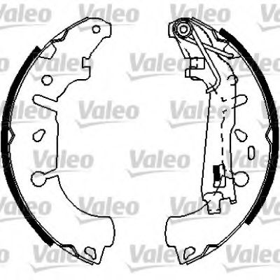 Тормозные колодки барабанные VALEO 554816