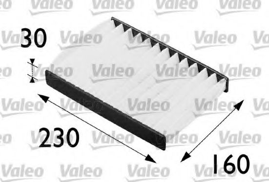 Фильтр салона VALEO 698255