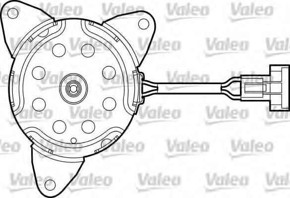 Вентилятор охлаждения двигателя valeo 698669