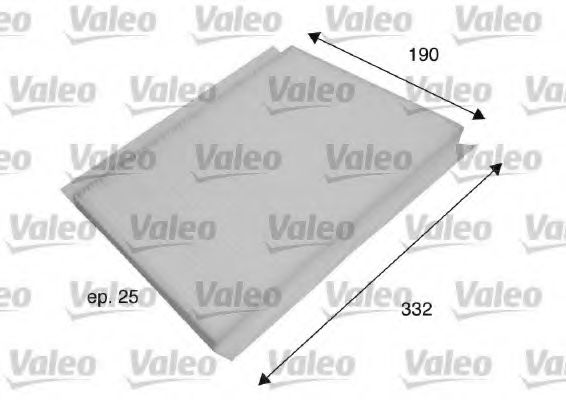 Фильтр салона VALEO 698701