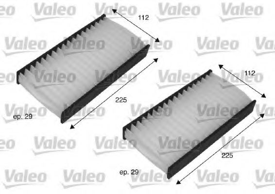 Фильтр салона VALEO 698735