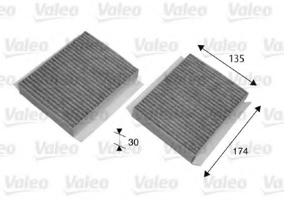 Фильтр салона VALEO 698747