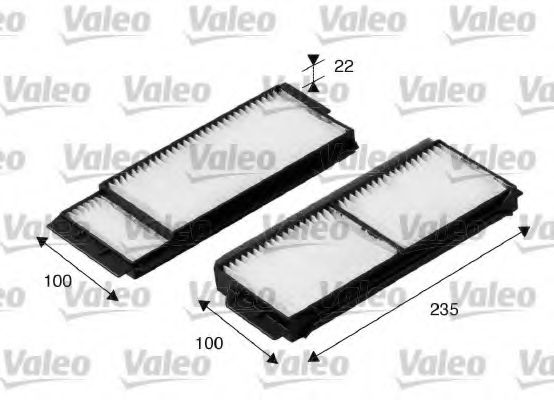 Фильтр салона VALEO 698892