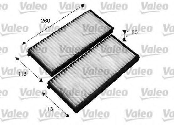 Фильтр салона VALEO 715522