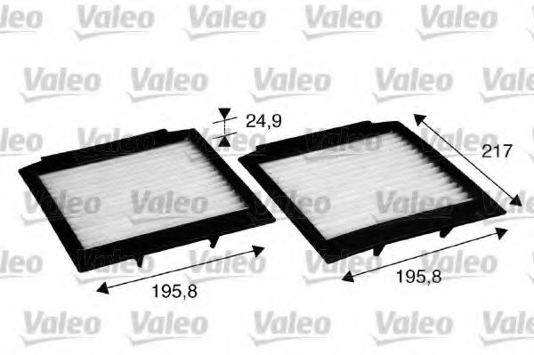 Фильтр салона VALEO 715598