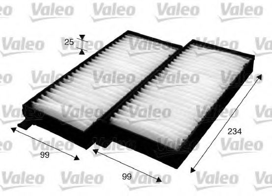 Фильтр салона VALEO 715624