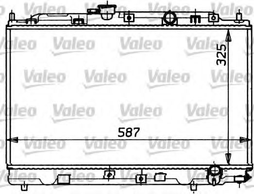 Радиатор охлаждения двигателя VALEO 730413