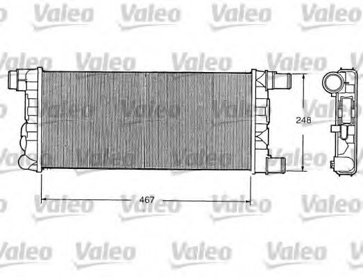 Радиатор охлаждения двигателя VALEO 730520
