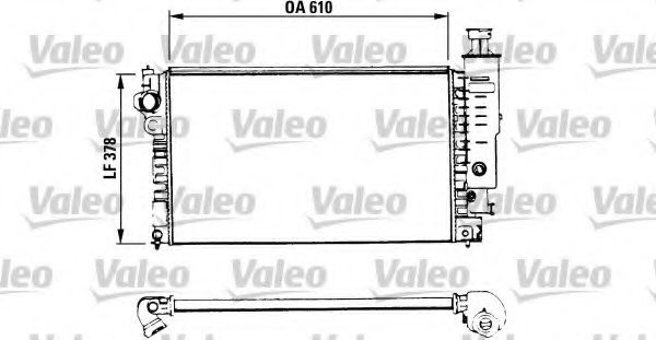 Радиатор охлаждения двигателя VALEO 730575