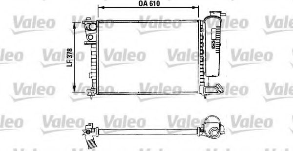 Радиатор охлаждения двигателя VALEO 730630