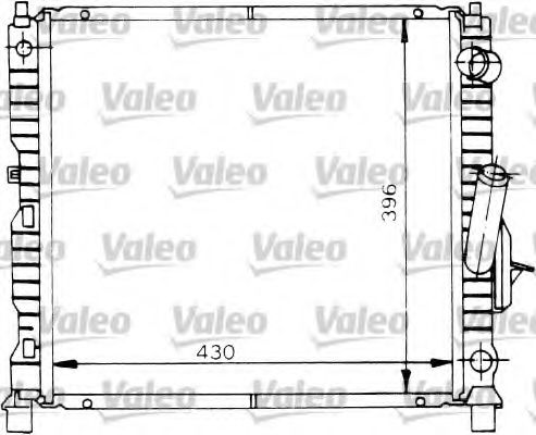 Радиатор охлаждения двигателя VALEO 730969