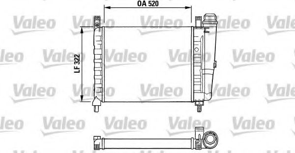 Радиатор охлаждения двигателя VALEO 730991