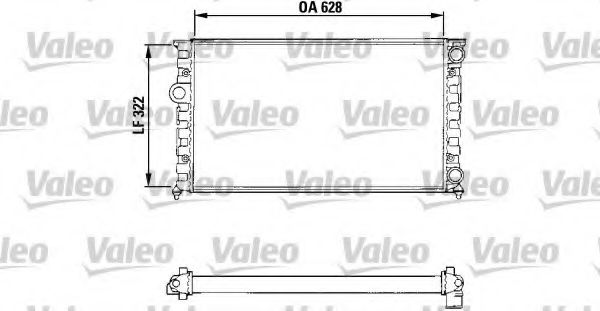 Радиатор охлаждения двигателя VALEO 731025