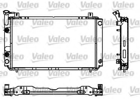 Радиатор охлаждения двигателя VALEO 731661