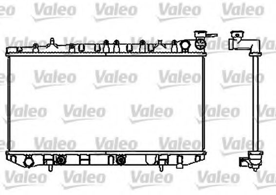 Радиатор охлаждения двигателя VALEO 731662