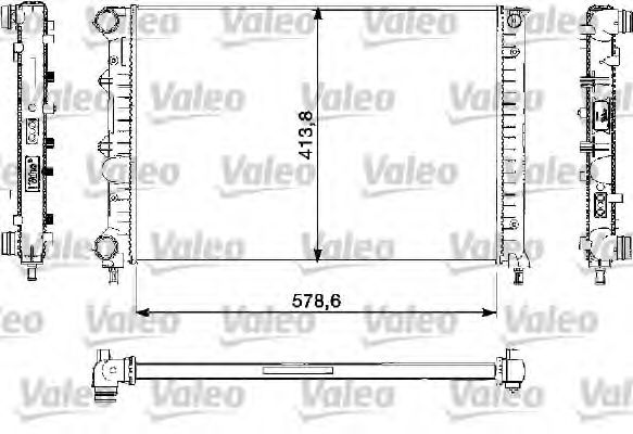 Радиатор охлаждения двигателя VALEO 732730