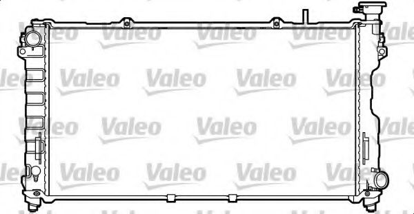 Радиатор охлаждения двигателя VALEO 732756