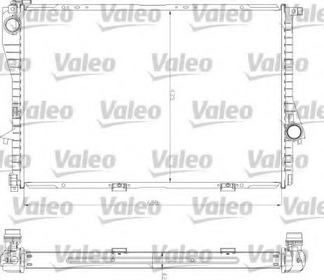 Радиатор охлаждения двигателя VALEO 734277