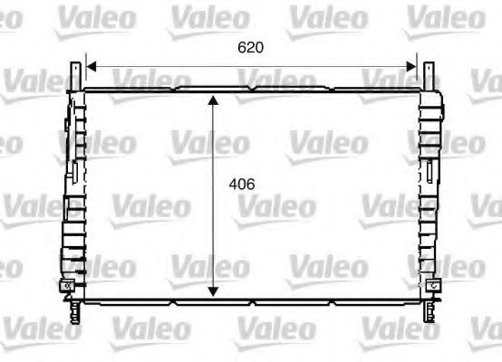 Радиатор охлаждения двигателя VALEO 734286