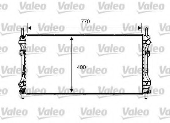 Радиатор охлаждения двигателя VALEO 734292