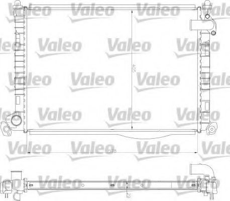 Радиатор охлаждения двигателя VALEO 734327