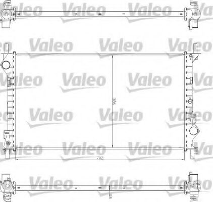 Радиатор охлаждения двигателя VALEO 735043