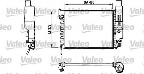 Радиатор охлаждения двигателя VALEO 810915