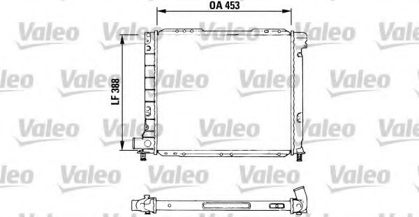 Радиатор охлаждения двигателя valeo 810983