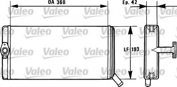 Радиатор печки VALEO 812026
