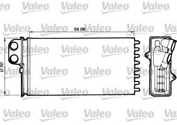 Радиатор печки VALEO 812037