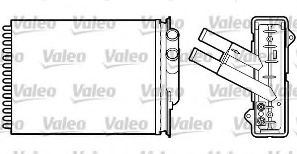 Радиатор печки VALEO 812049