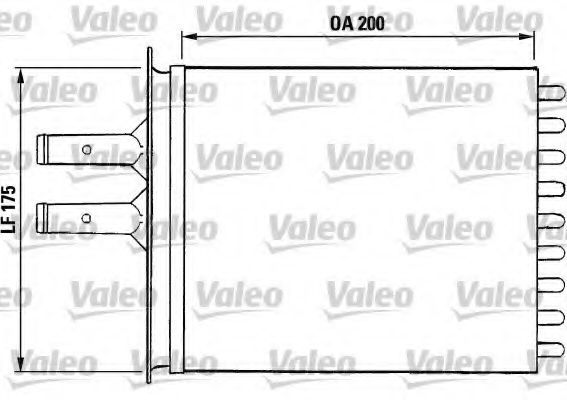 Радиатор печки VALEO 812081
