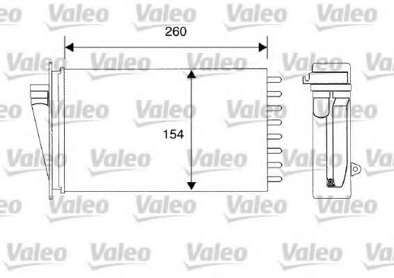 Радиатор печки VALEO 812194