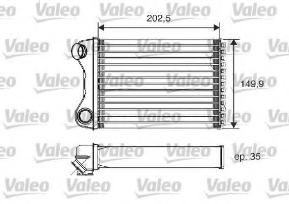 Радиатор печки VALEO 812211