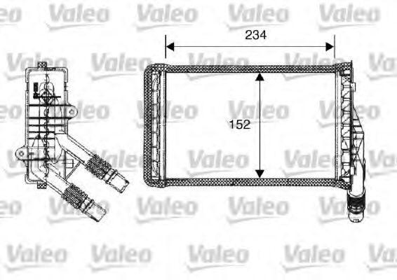 Радиатор печки VALEO 812223