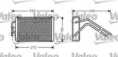 Радиатор печки VALEO 812277