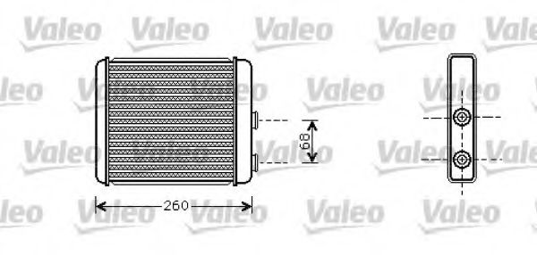 Радиатор печки VALEO 812285
