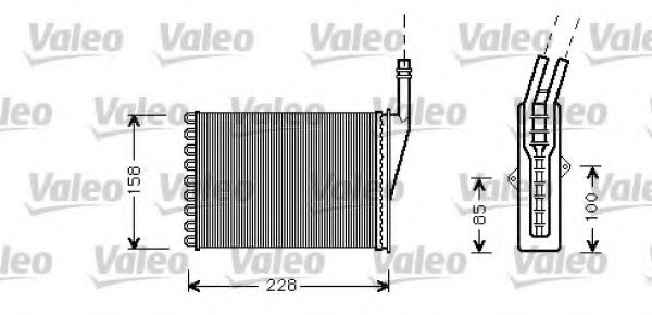 Радиатор печки VALEO 812287