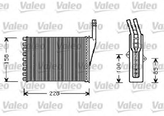 Радиатор печки VALEO 812288