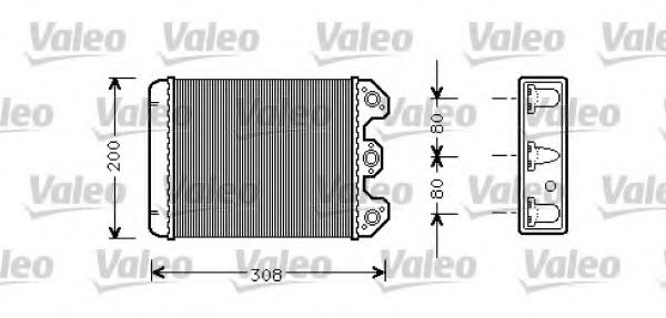 Радиатор печки VALEO 812298