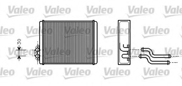 Радиатор печки VALEO 812326